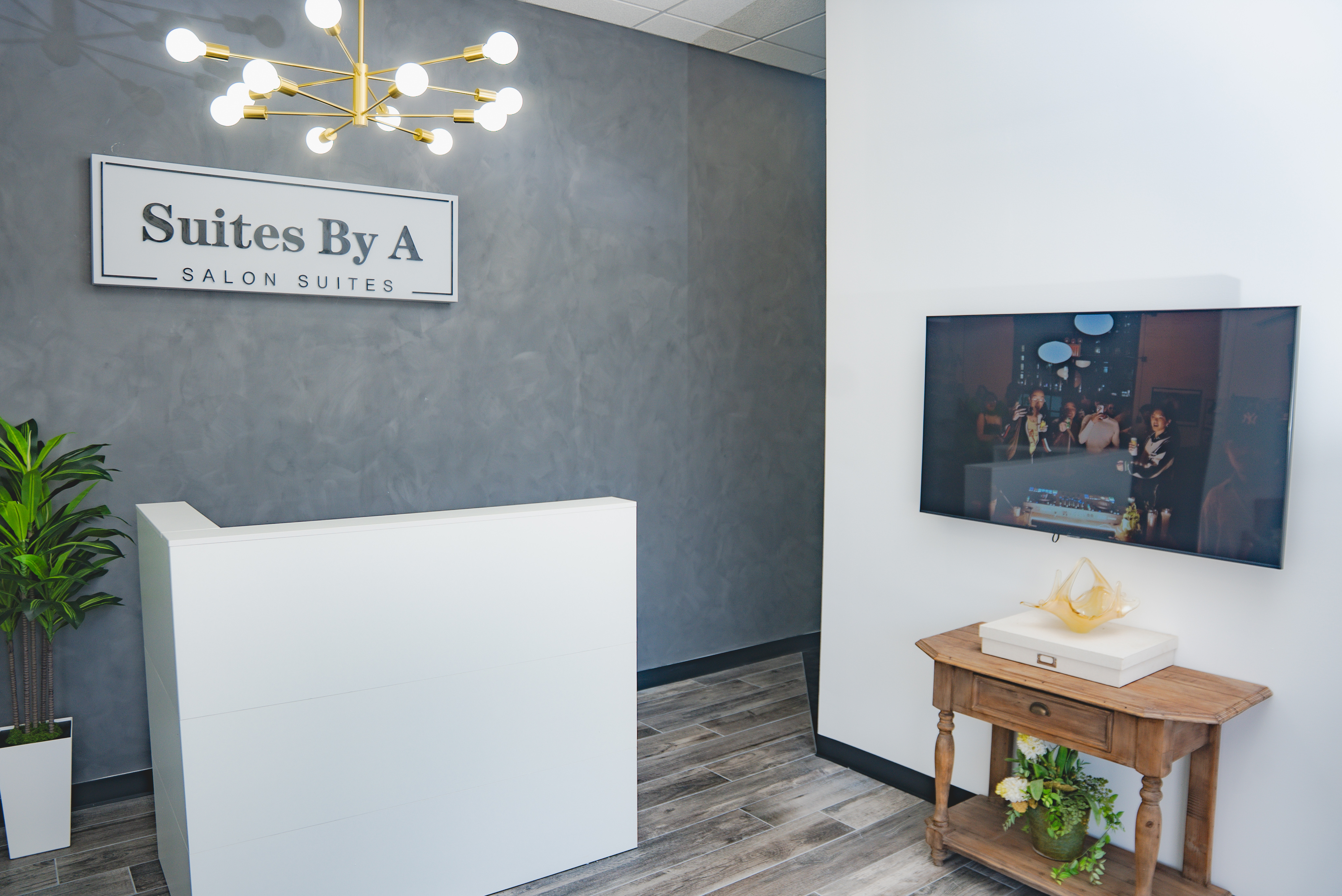 Reception and lobby area