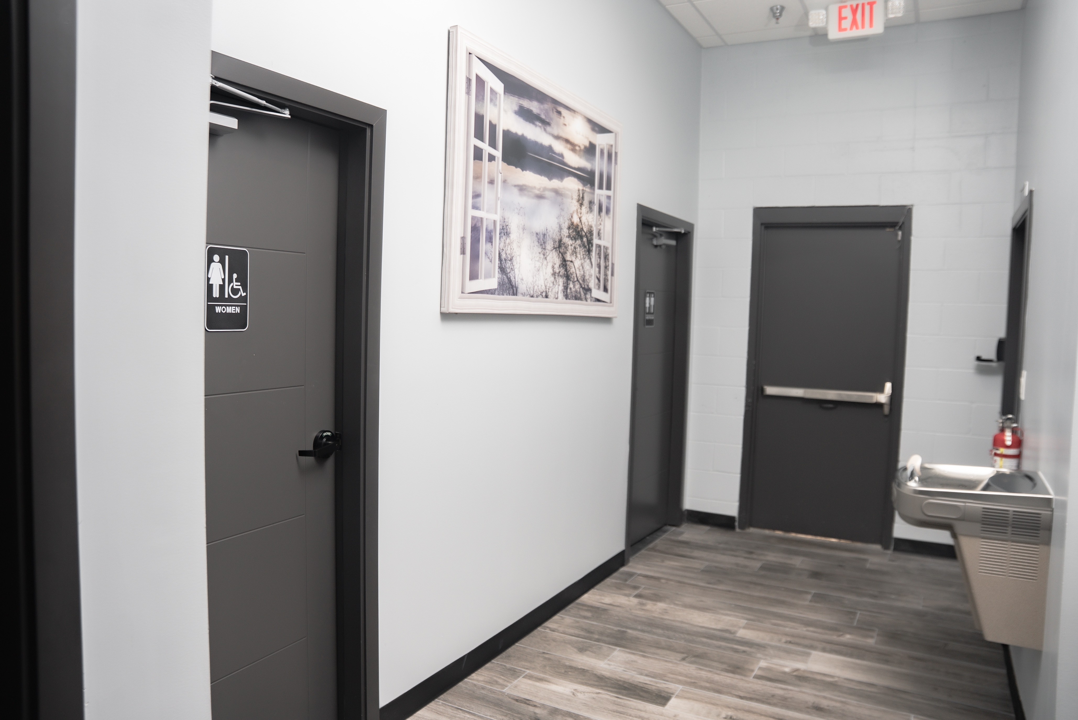 Common area restrooms